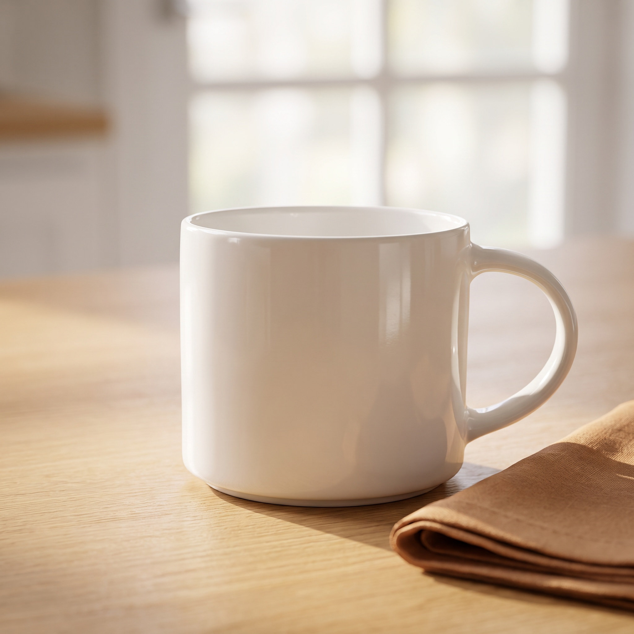 Sublimation Mug White - Mug Kopi Keramik Putih 15 Oz