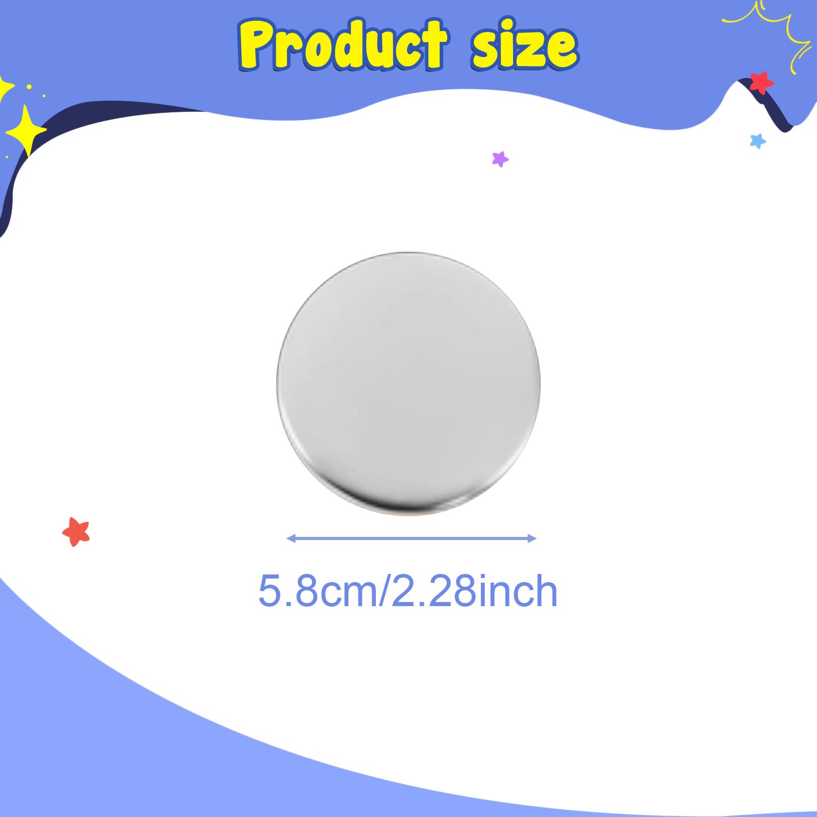 Button Badge Blank - Perlengkapan Badge Kancing Logam dengan Penutup