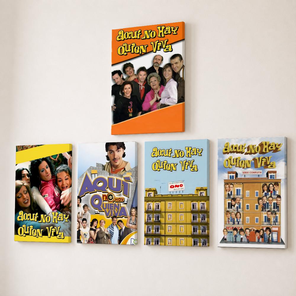 Canvas Wrap Ready - Calssic TV A-Aqui No Hay Quien