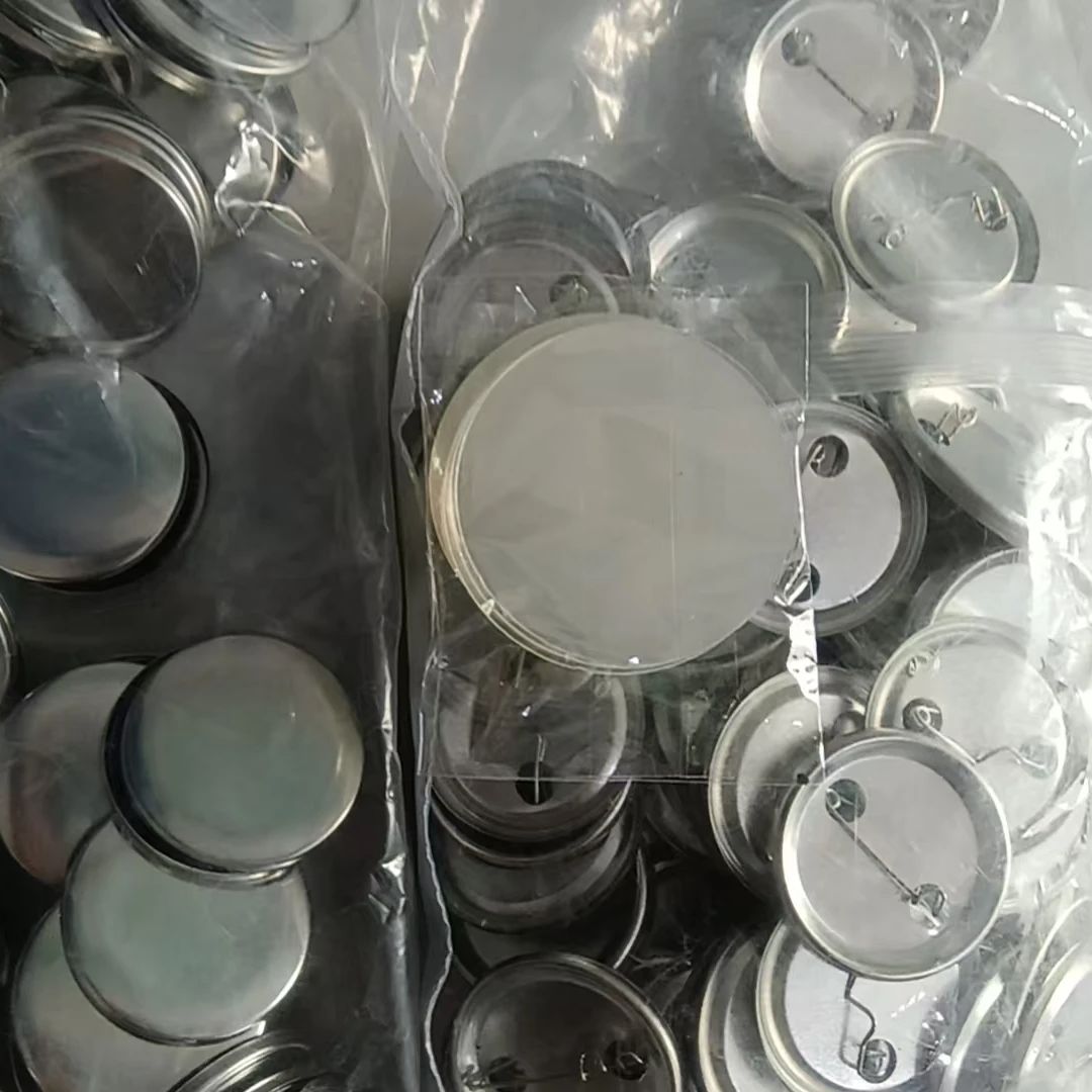 Button Badge Blank - 500pcs 25mm/32mm/37mm/44mm/58mm bahan dasar lencana kancing