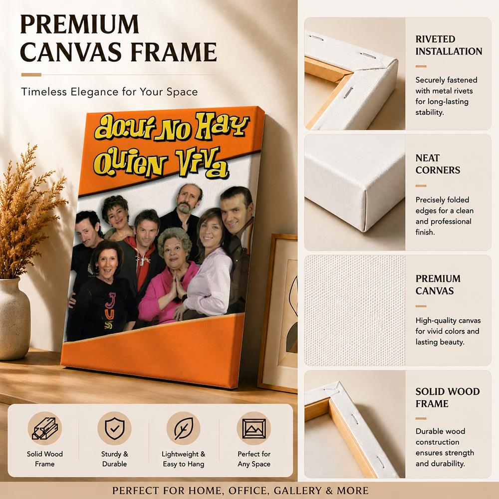 Calssic TV A-Aqui No Hay Quien - Canvas Wrap Ready ulasan dan harga