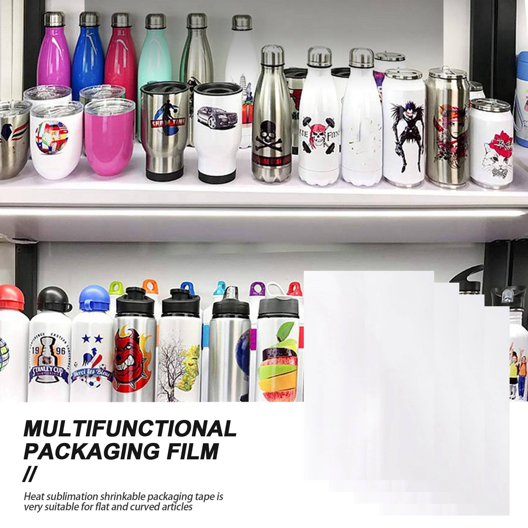 -FTGT 30 Buah Film Pembungkus  - Sublimation Mug White ulasan dan harga