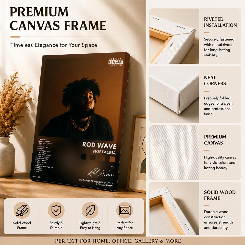 Lukisan Kaligrafi Rapper Penya - Canvas Wrap Ready ulasan dan harga