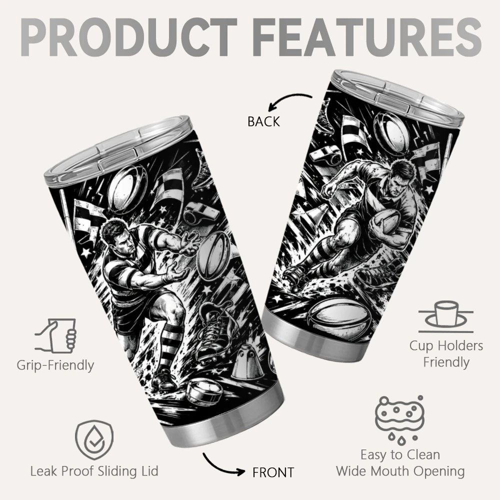 Botol Vakum Emblem Olahraga Hi - Tumbler 20Oz White ulasan dan harga