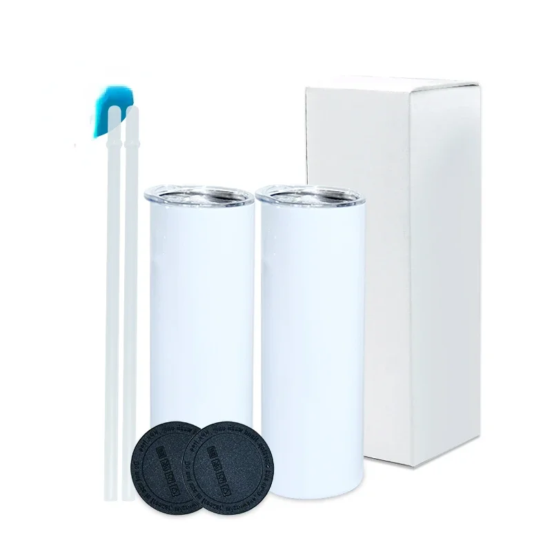 Stok Gudang Tumbler Stainless  - Tumbler 20Oz White ulasan dan harga