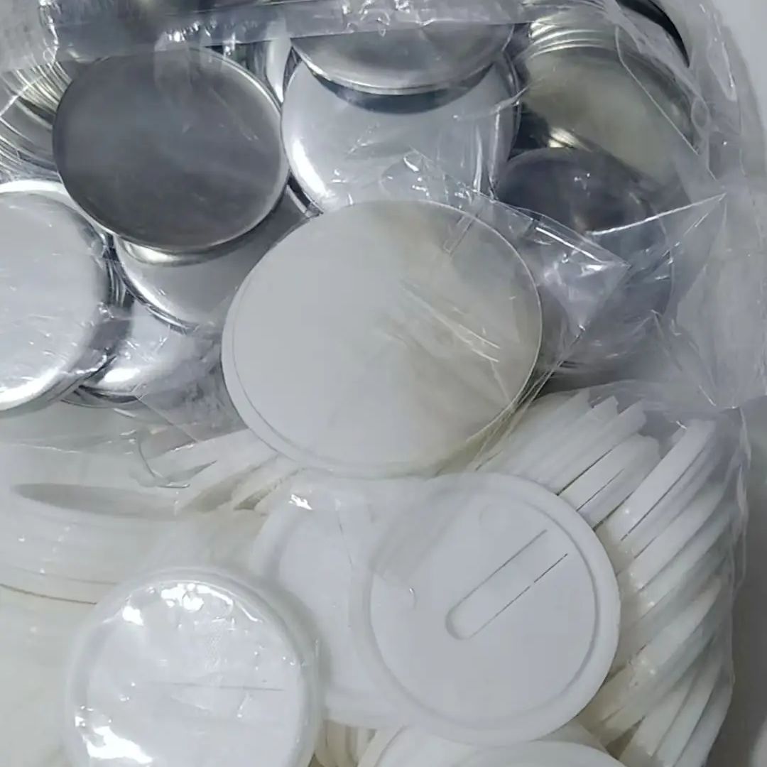 100 Buah 58Mm 2.25 Inci Bahan  - Button Badge Blank ulasan dan harga