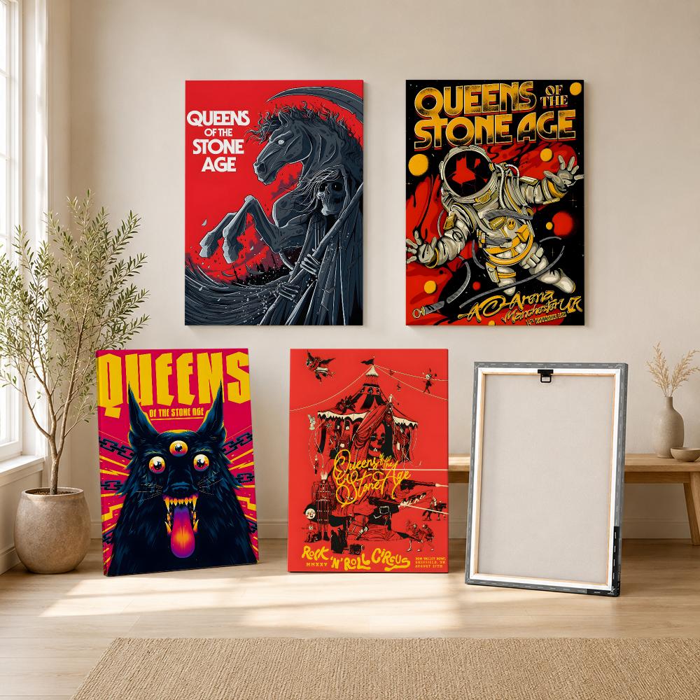 Lukisan Kaligrafi Band Q-Queen - Canvas Wrap Ready ulasan dan harga