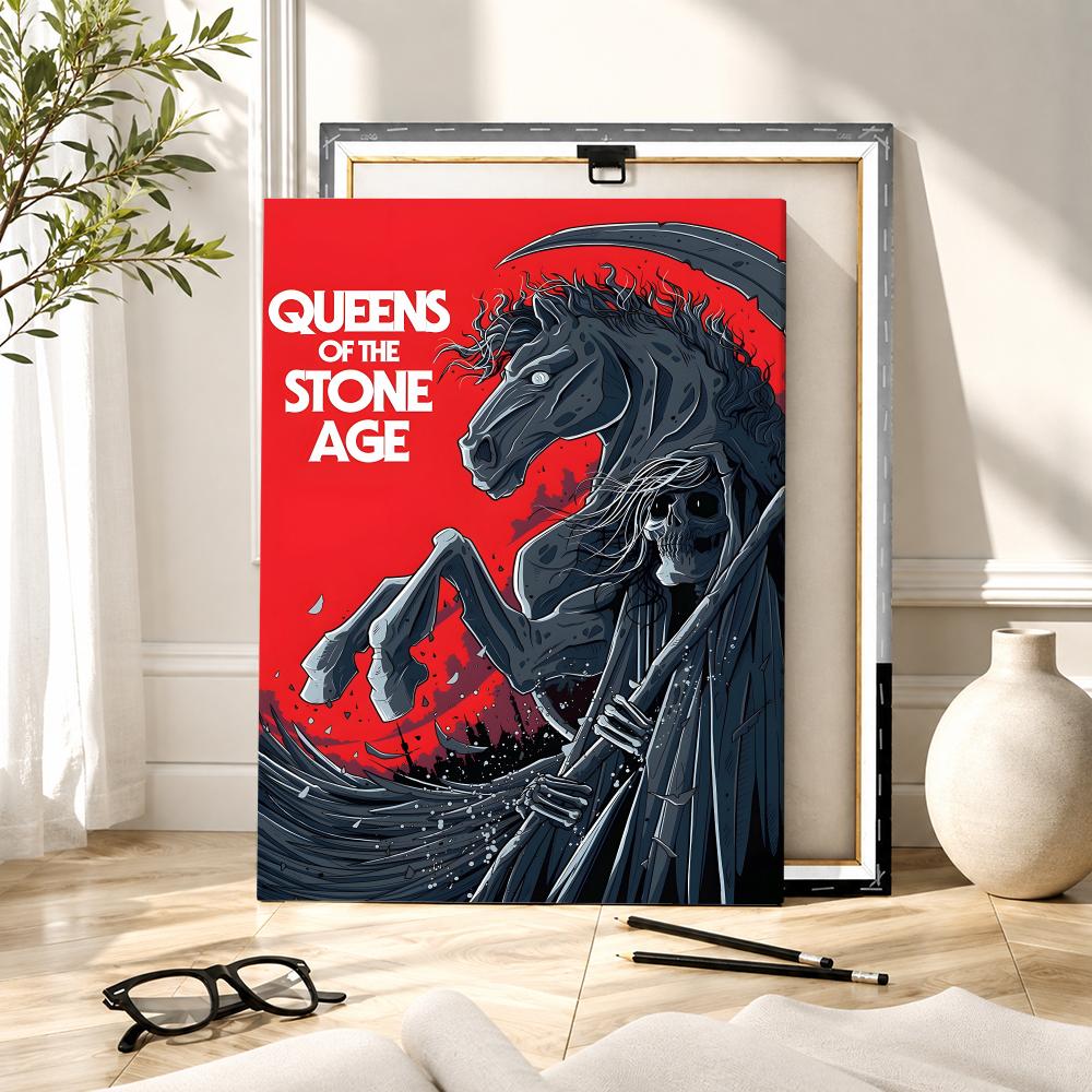 Lukisan Kaligrafi Band Q-Queen - Canvas Wrap Ready ulasan dan harga