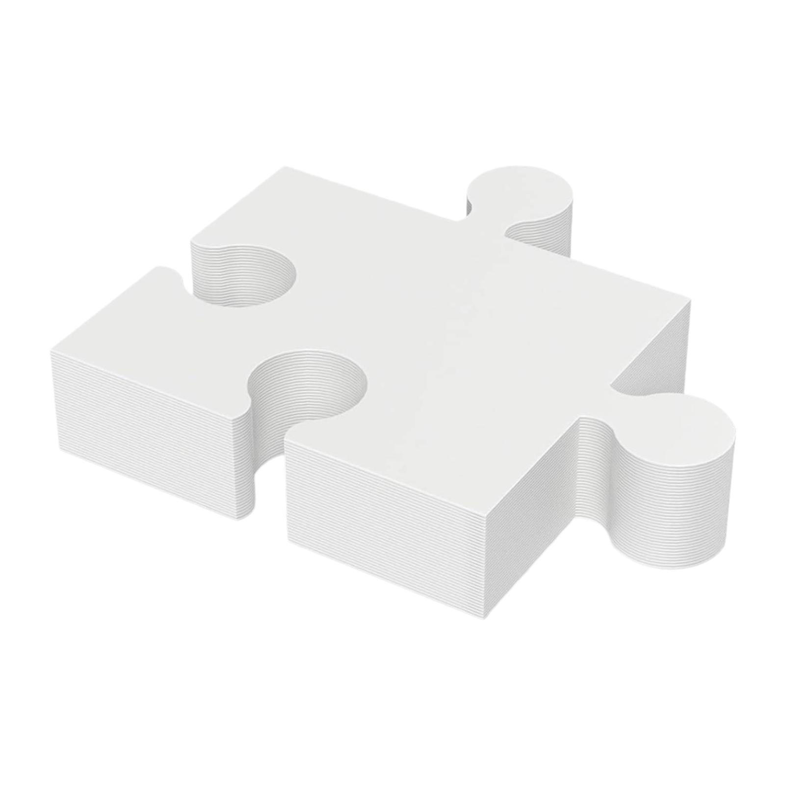 30 Buah Potongan Puzzle Kosong - Puzzle Blank White ulasan dan harga